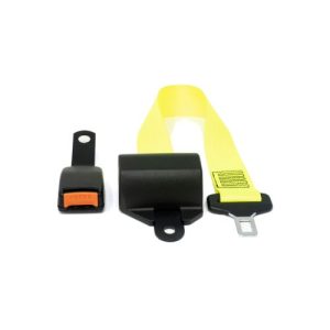 Gearmonster Universal 2-Point Adjustable Lap Seat Belts – Black (2 Pack, UK Stock)
