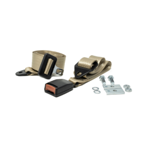2-Point Static Lap Seat Belt with Modern Buckle – Classic VW Beetle and T2 Bay Split Bus Campervans