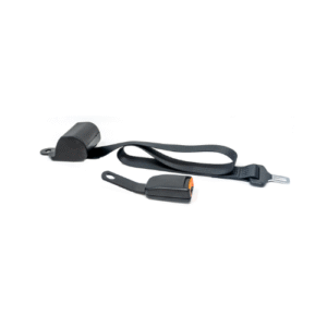 ALR black seat belt cranked buckle