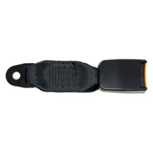webbed seat belt buckle receiver