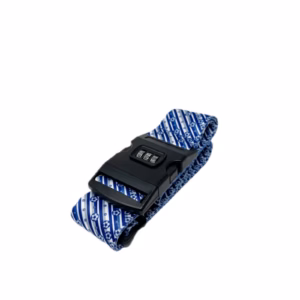 Close-up of the coded lock buckle with Chelsea FC branding.