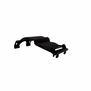 Side profile of retractor cover showing fitment and mounting design.