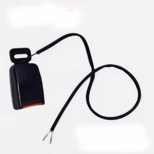 Holed Electric Plug Connector with Offset Stalk